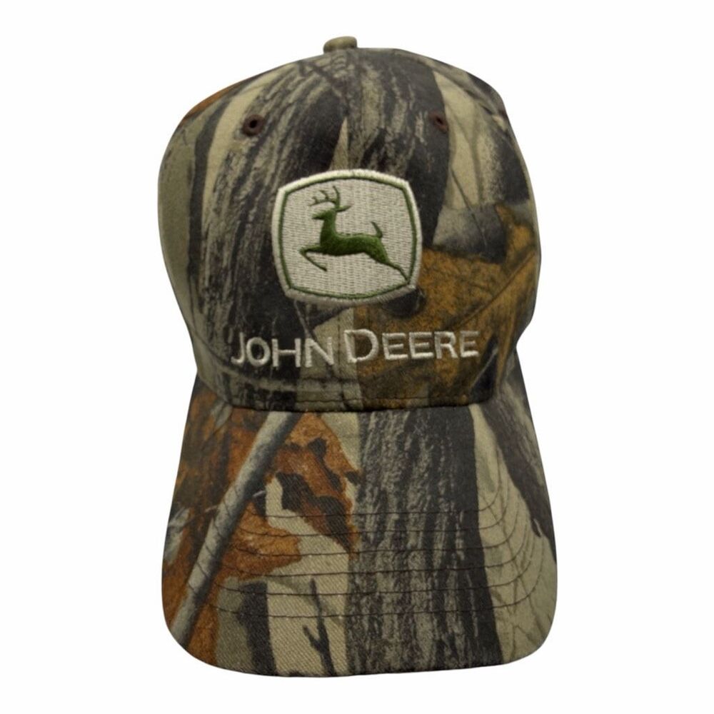 Gary Francis Men's John Deere Camo Camouflage Adjustable Hat Cap